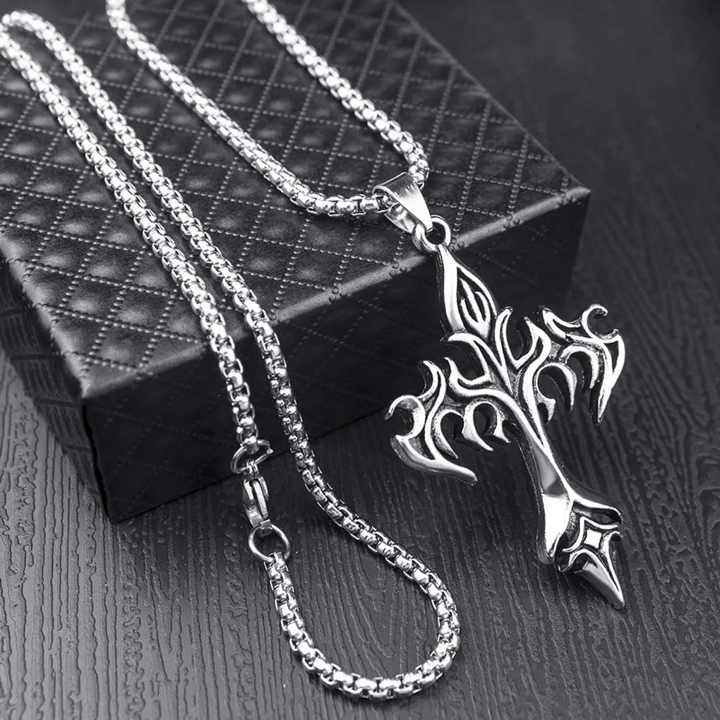 stick silver Fire Cross